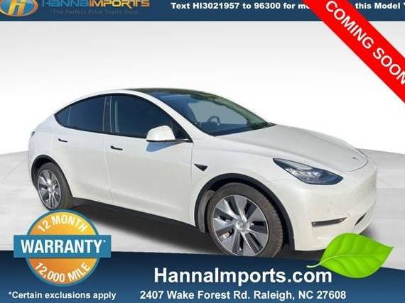 TESLA MODEL Y 2021 5YJYGDEE7MF122324 image